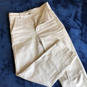 Everlane Straight Leg Crop Pants in Sandstone